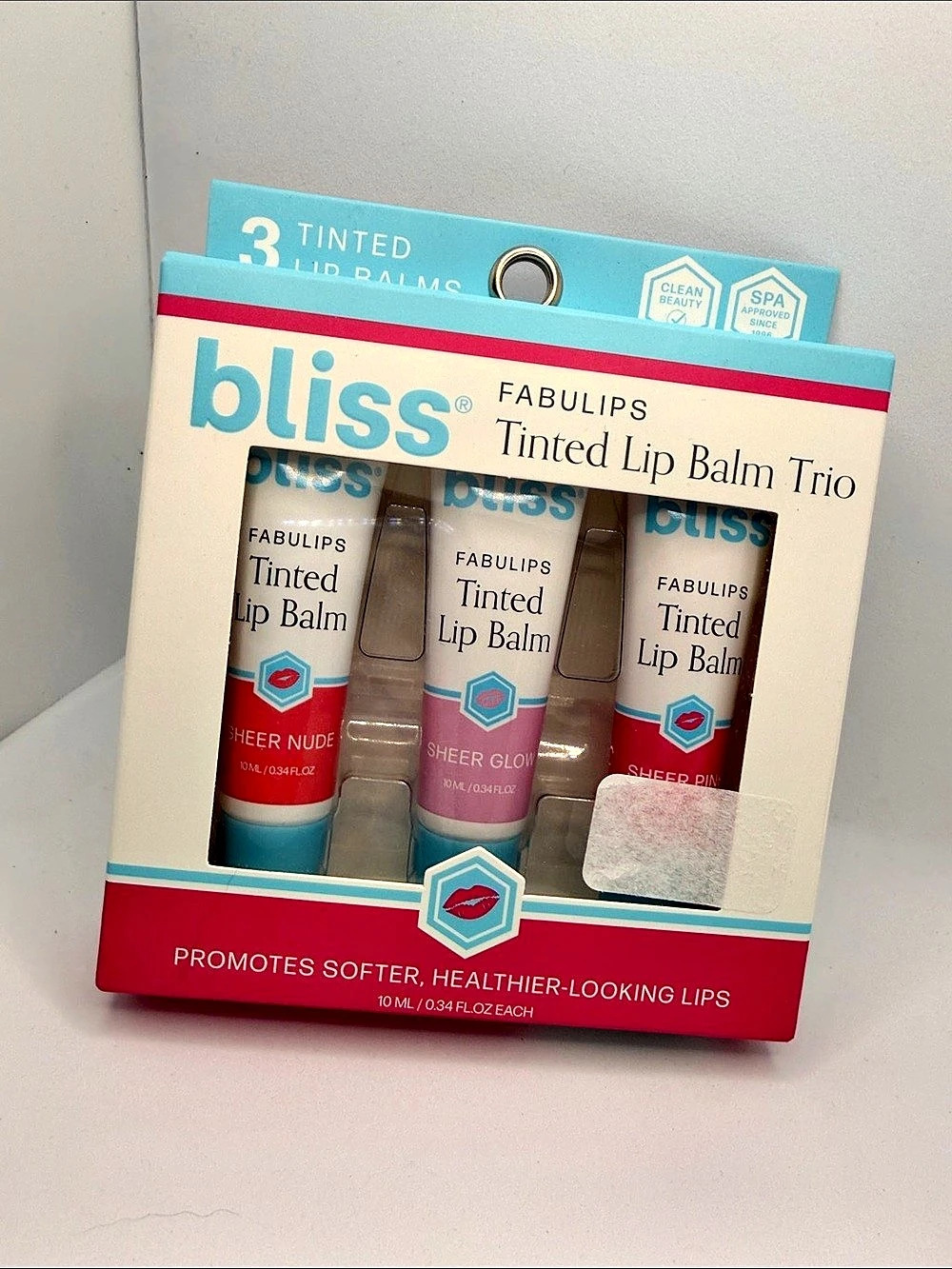 bliss Fabulips Tinted Lip Balm Trio Tinted Lip Balm Trio NWT